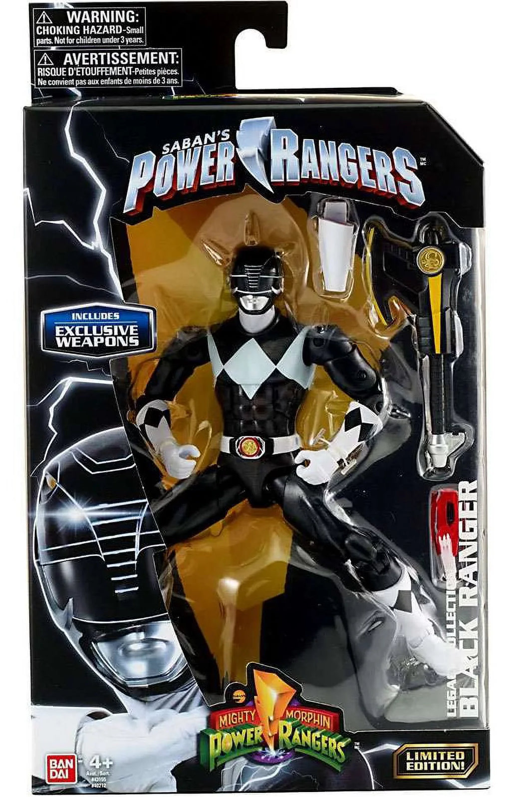 Bandai - Power Rangers Legacy, Mighty Morphin Black Ranger