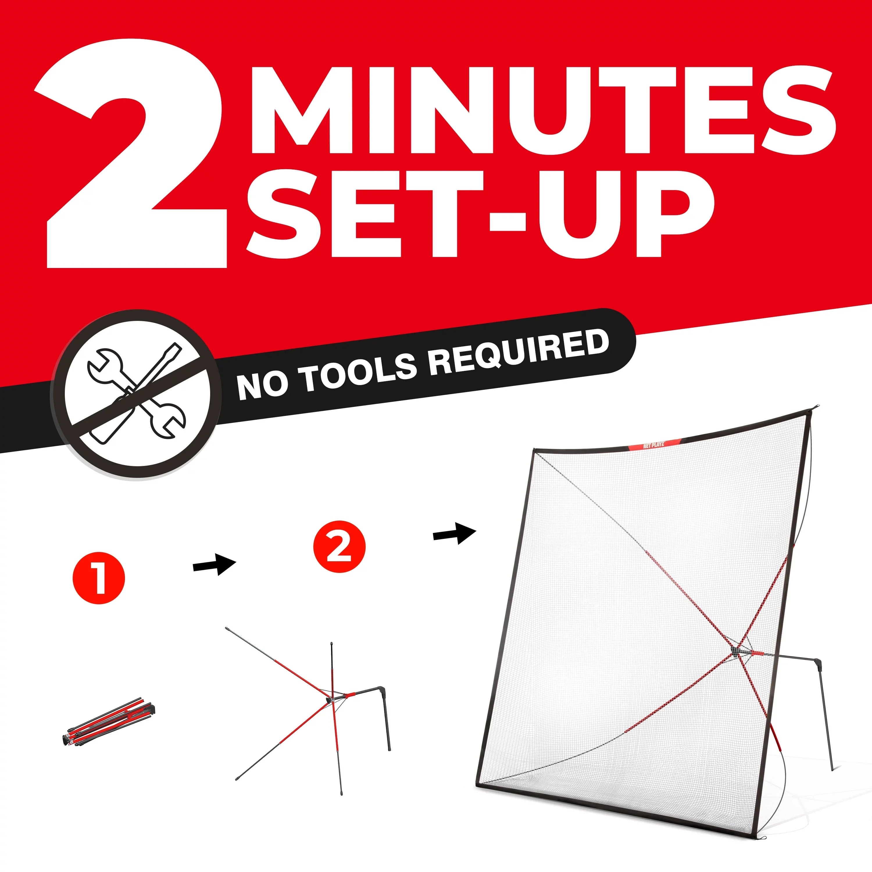 Golf Practice Net Hitting Net 10ft - Home Driving Range, Swing Training Aids, Big Size Auto Ball Return, Portable, Black