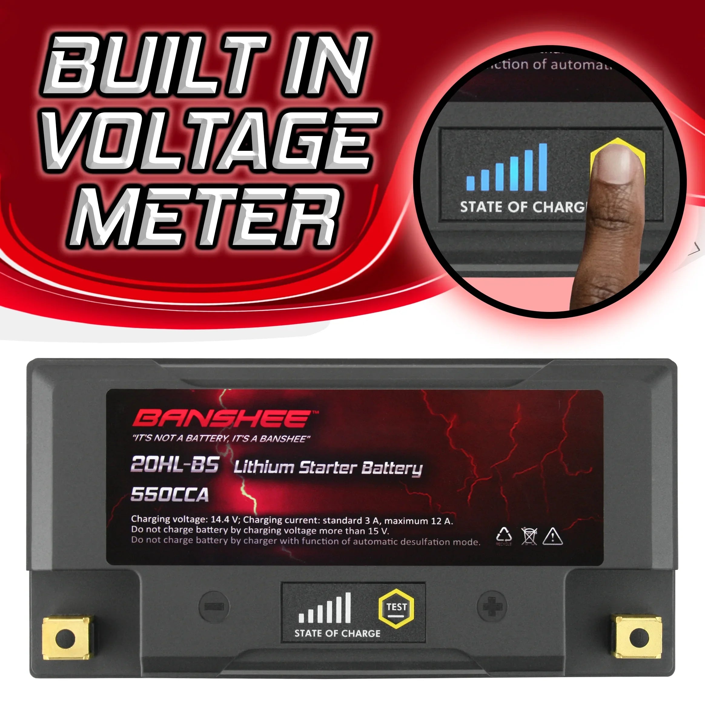 Banshee - LiFePO4 Motorsports Battery Compatible with Yamaha  WaveRunner  2015 to 2015