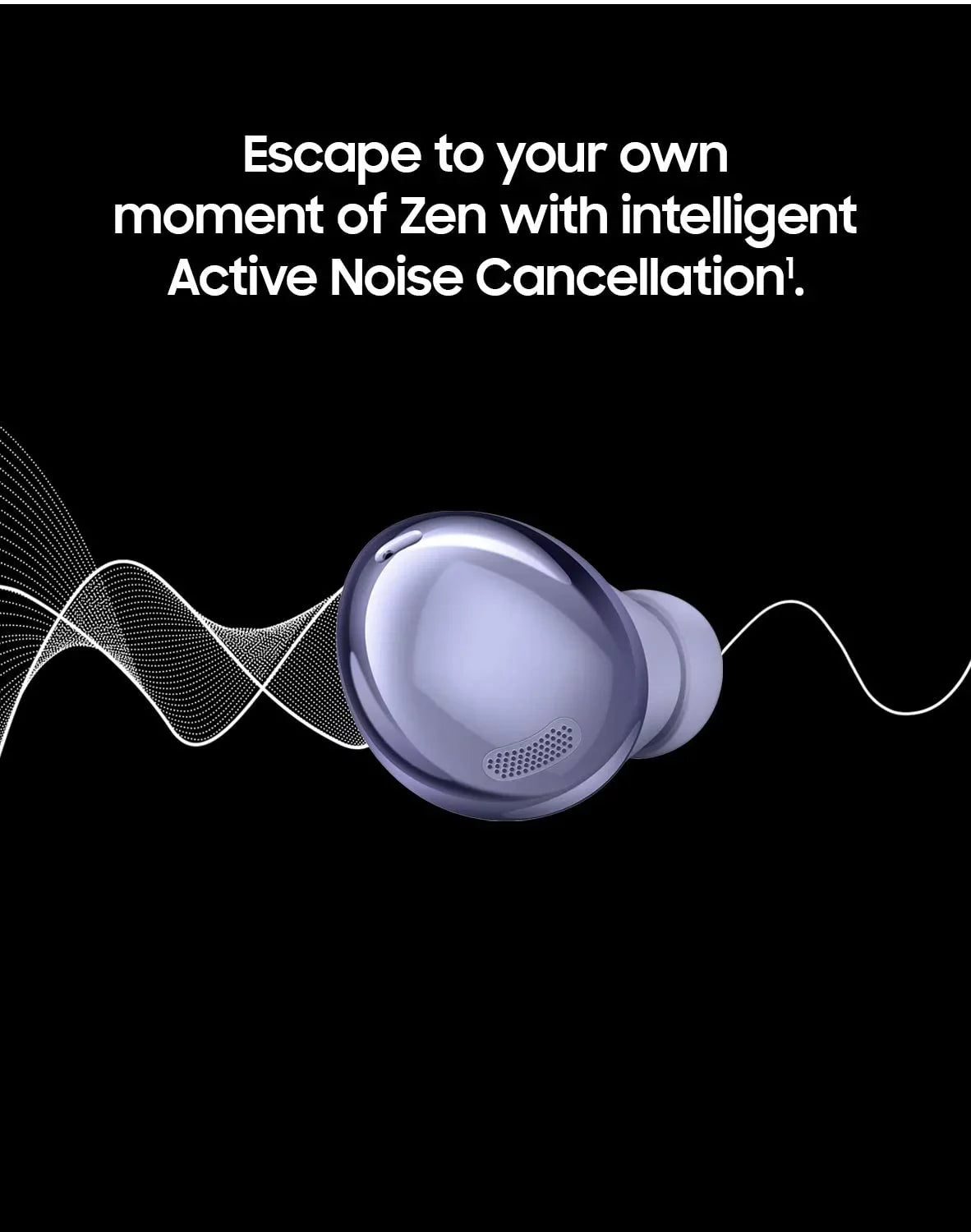 UrbanX Street Buds Pro Bluetooth Earbuds For Sony Xperia  Ultra True Wireless, Noise Cancelling, Charging Case, Quality Sound, Sweat Resistant, Purple ( Version)