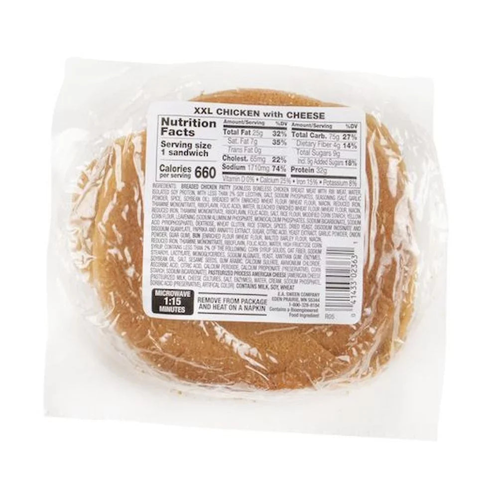 Deli Express  Large Chicken with Cheese Sandwich -- 6 per case