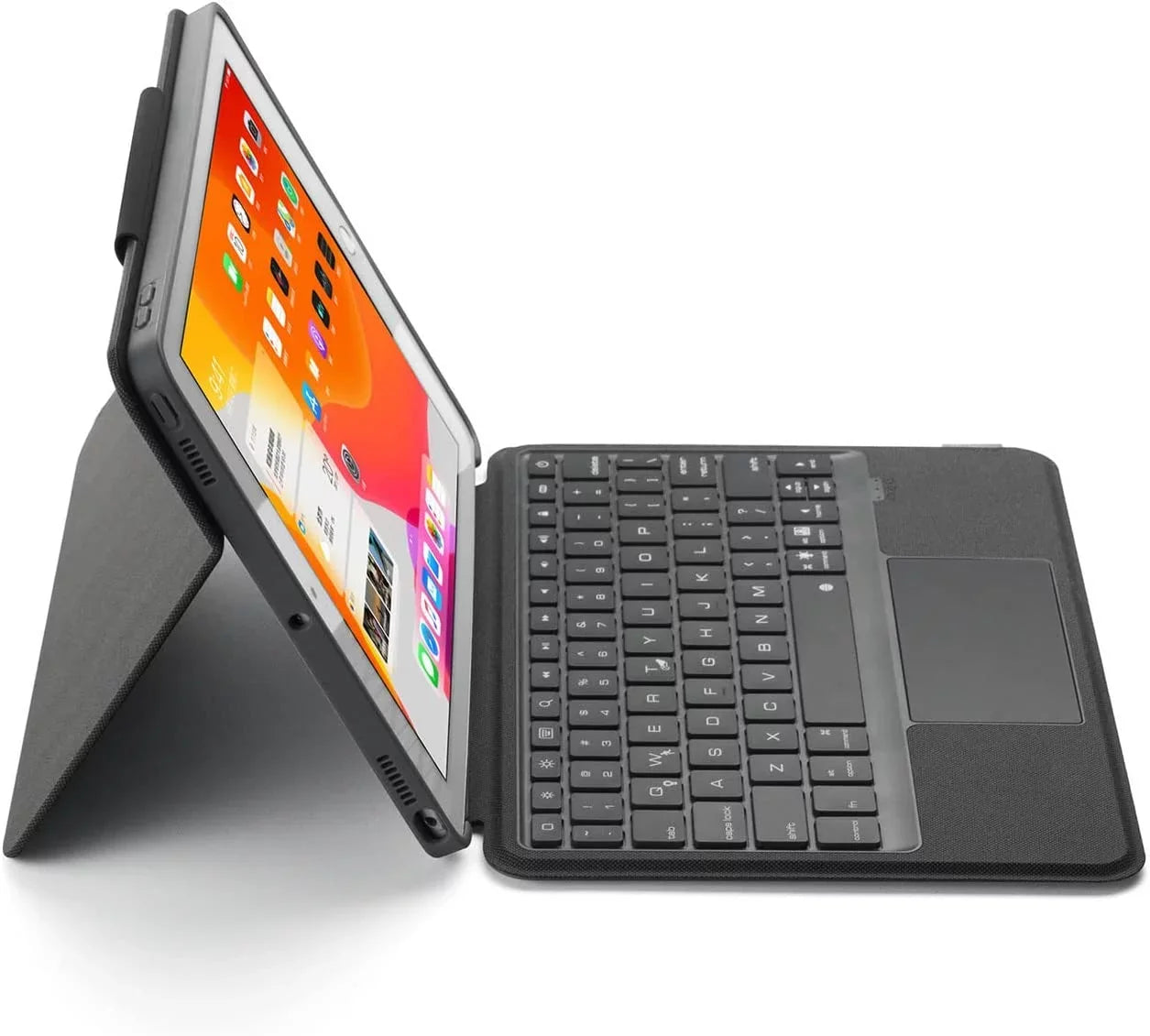 Backlit Keyboard Case for 2021 New iPad 9th Generation 10.2 inch / 8th 2020 / iPad 7th Gen 2019 / iPad Air 3rd Gen/Pro 10.5" 2017, Multi-Touch Trackpad, Bluetooth Magnetic Detachable Keyboard Black